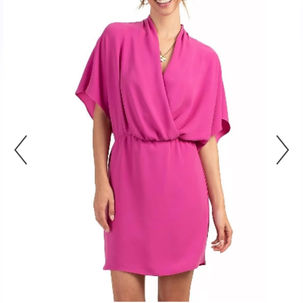 Trina Turk Pink Draped Dress